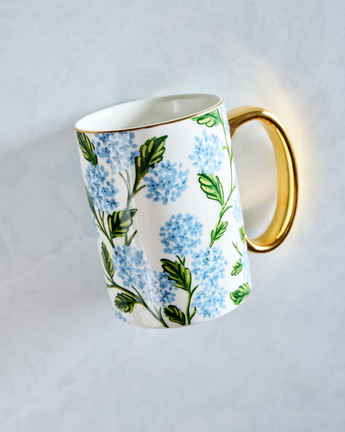 Blue Combo - Hydrangea Porcelain Mug - Rifle Paper Co - Printfresh