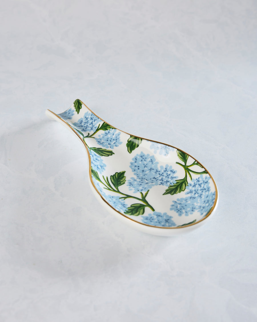 Blue Combo - Hydrangea Porcelain Spoon Rest - Rifle Paper Co - Printfresh