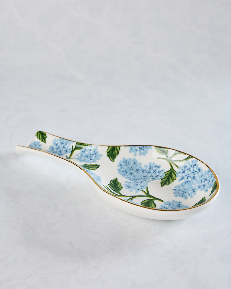 Blue Combo - Hydrangea Porcelain Spoon Rest - Rifle Paper Co - Printfresh