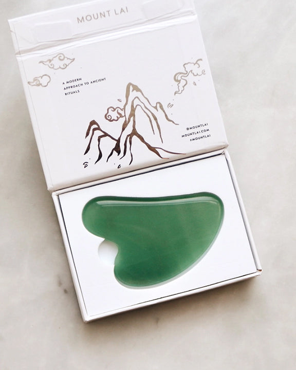 Jade - Jade Gua Sha Facial Lifting Tool - Mount Lai - Printfresh