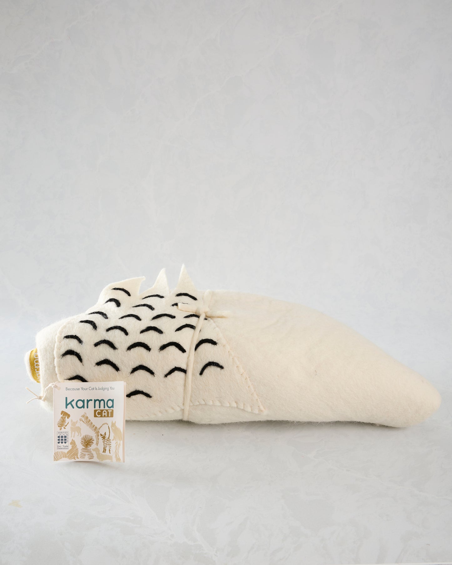 Ivory - Owl Wool Pet Cave - Karma Cat Inc.