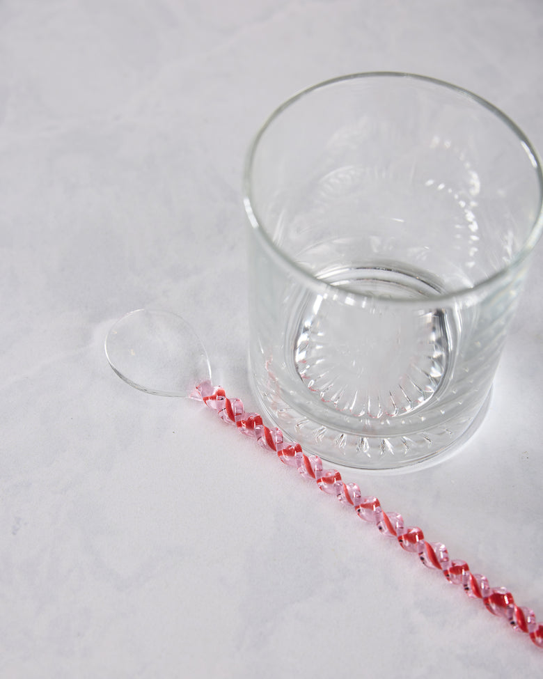 Clear/Swirl - Glass Stirring Spoon - Kessellate - Printfresh
