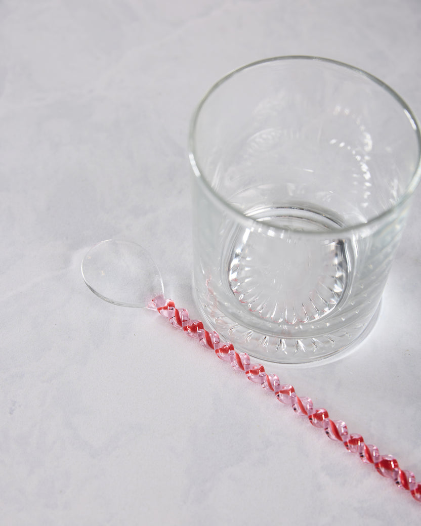 Clear/Swirl - Glass Stirring Spoon - Kessellate - Printfresh