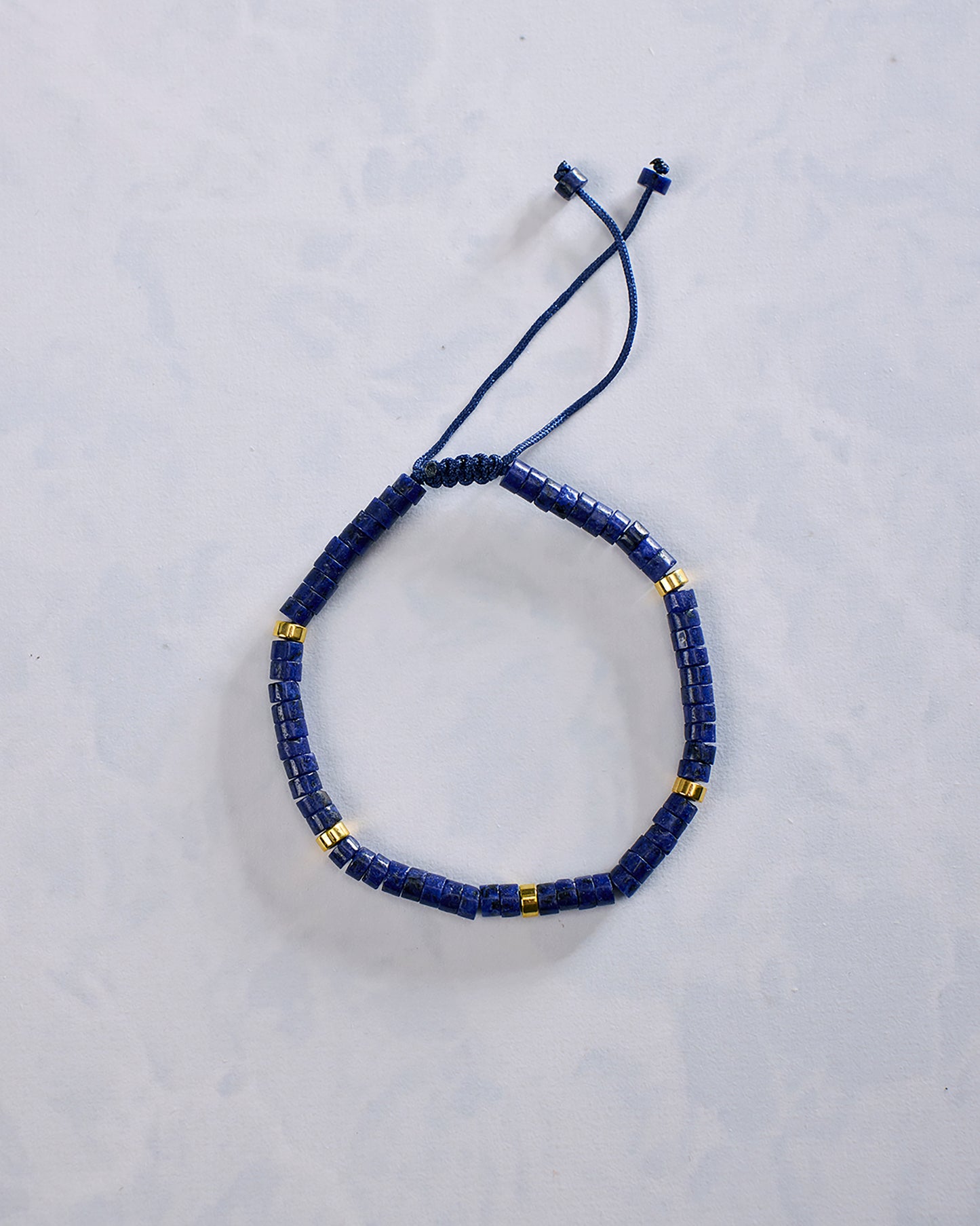 Lapis - Lapis Heishi Stone Bracelet - Stolen Riches