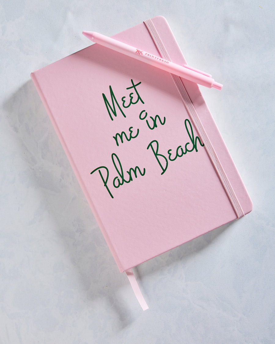 Pink - Meet Me in Palm Beach Journal - Toss Designs - Printfresh