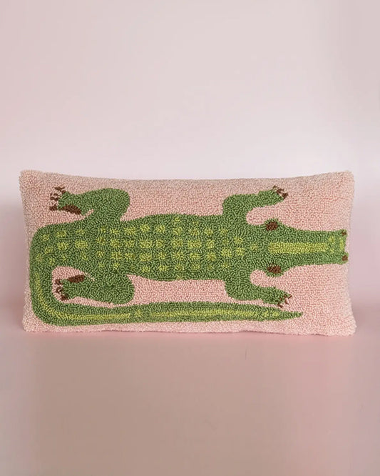 Multi - Alligator Throw Pillow - Idlewild Co. - Printfresh