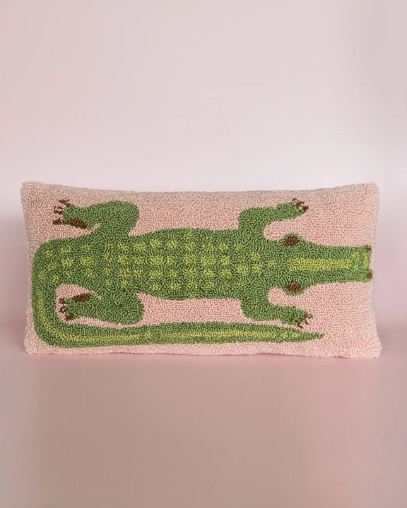 Multi - Alligator Throw Pillow - Idlewild Co. - Printfresh
