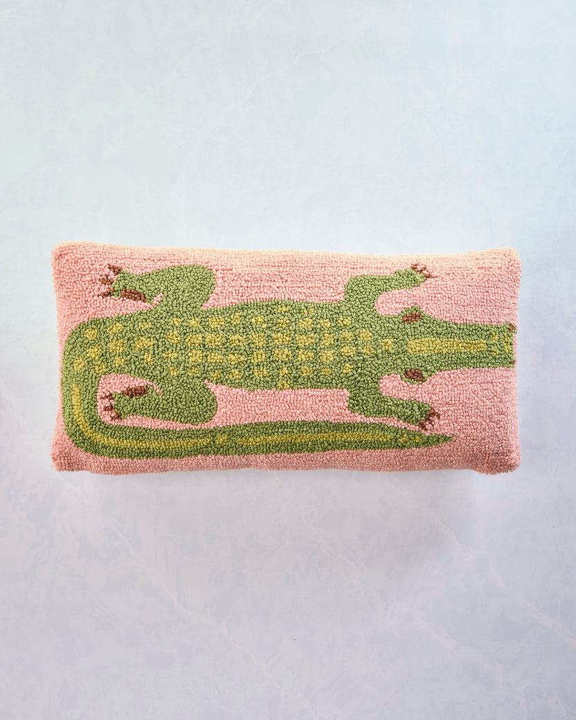 Multi - Alligator Throw Pillow - Idlewild Co.