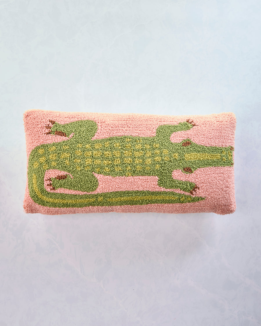 Multi - Alligator Throw Pillow - Idlewild Co.