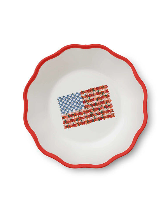 Multi - Americana Melamine Assorted Dessert Plates - Rifle Paper Co. - Printfresh