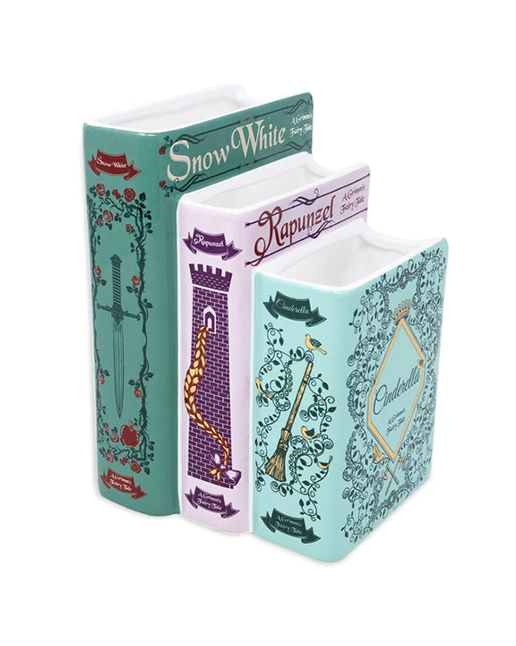 Multi - Grimm's Fairy Tales Book Vase - Steel Mill and Co. - Printfresh