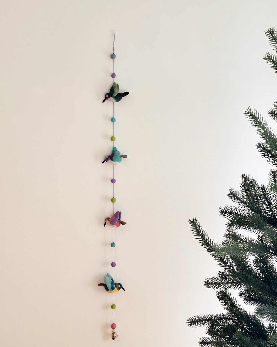 Multi - Hummingbird Garland - Ganapati - Printfresh