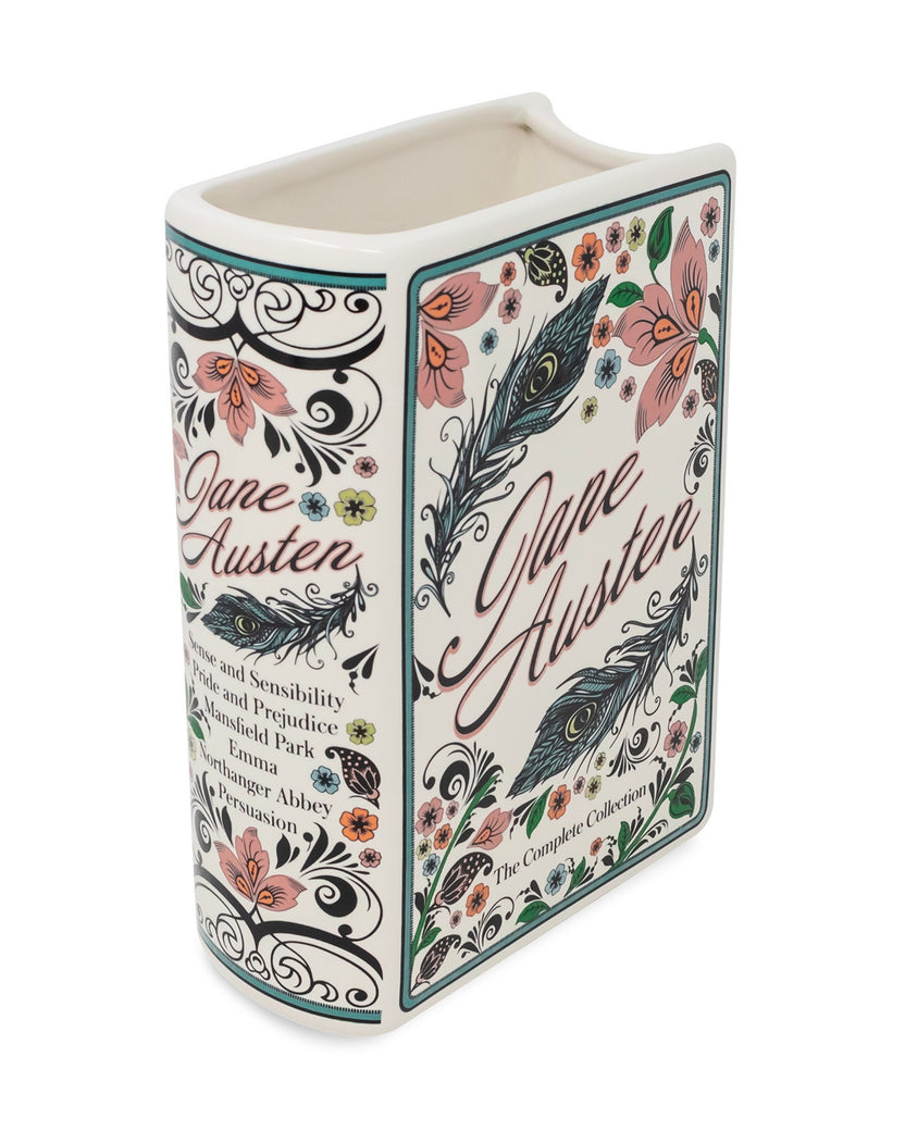 Multi - Jane Austen Book Vase - Steel Mill and Co.