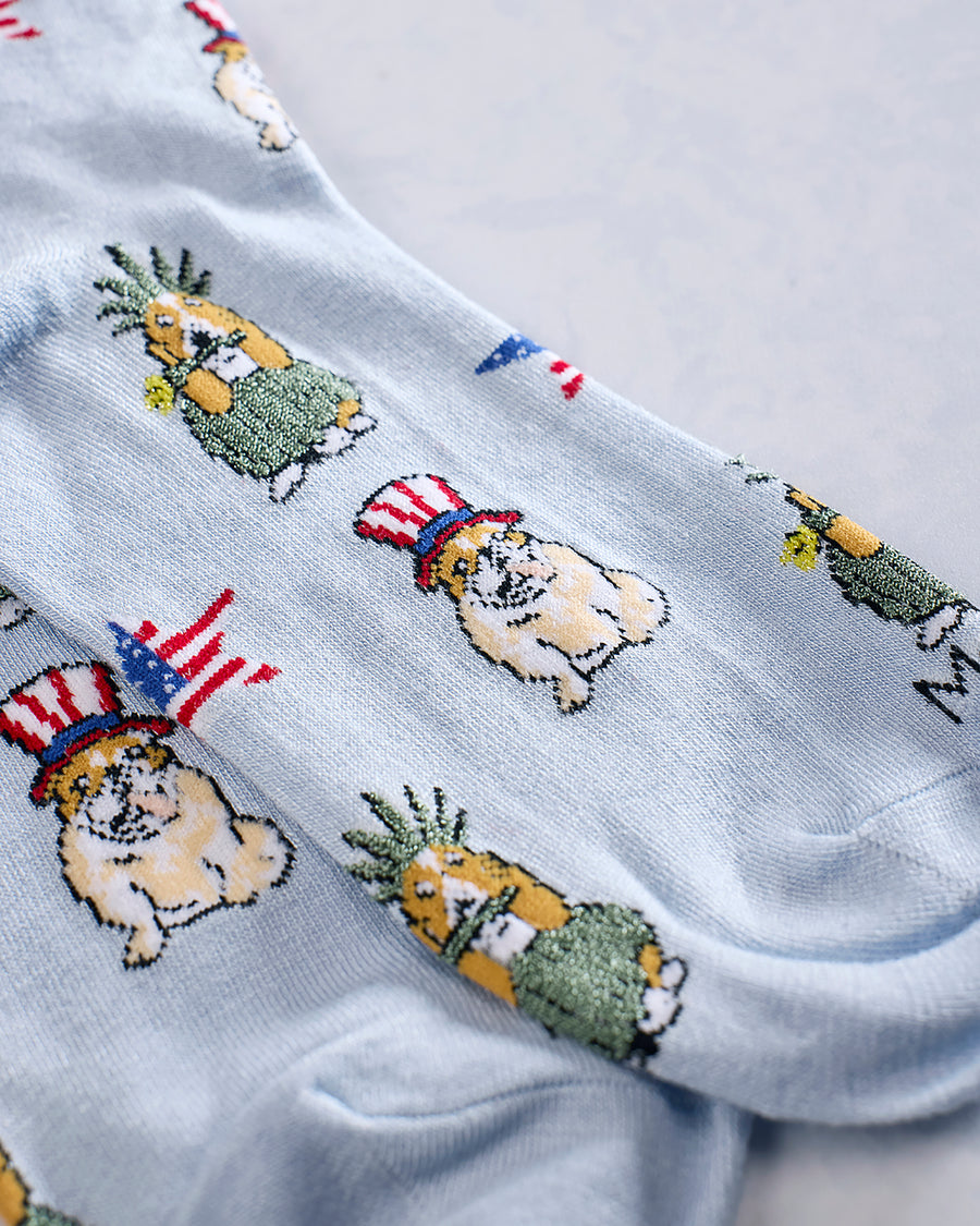 Multi - Patriotic Dog Socks - Infinity Classics