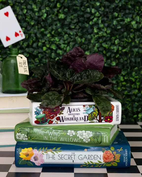 Multi - Stacked Books Planter - Steel Mill and CO. - Printfresh