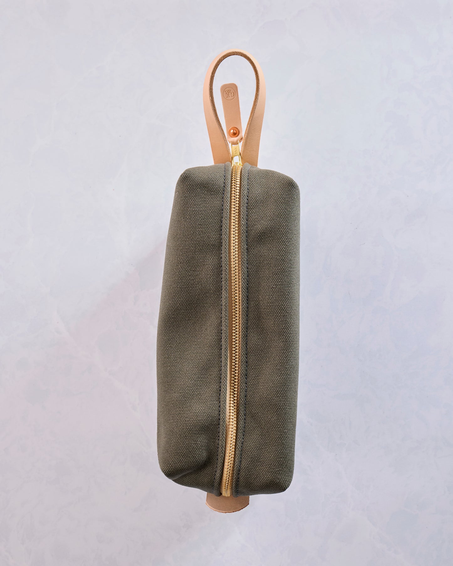 Olive - Canvas Travel Kit - General Knot & Co.