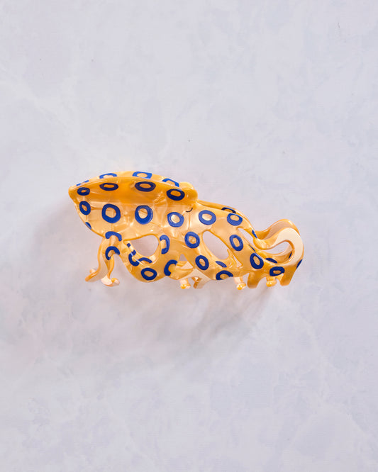 Orange Combo - Blue Ringed Octopus Claw Clip - The Diva Soap