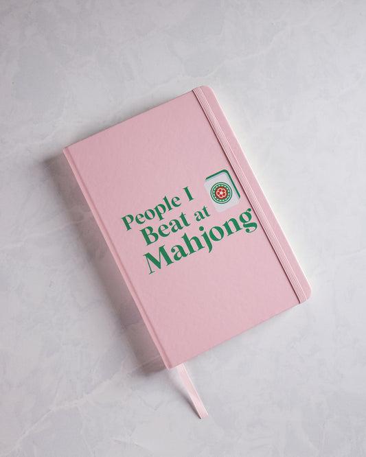 Pink  - People I Beat at Mahjong Journal - Toss Designs - Printfresh