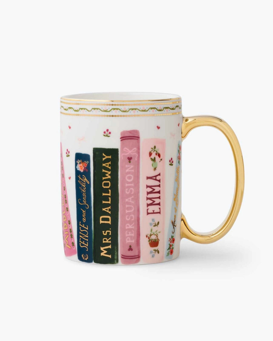 Pink Combo - Ladies Night Book Club Porcelain Mug - Rifle Paper Co.