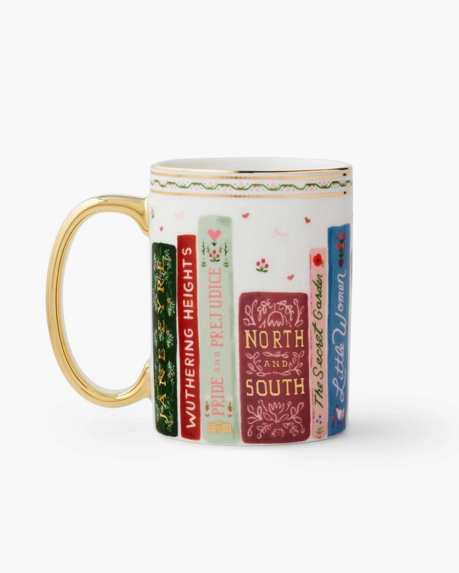 Pink Combo - Ladies Night Book Club Porcelain Mug - Rifle Paper Co.