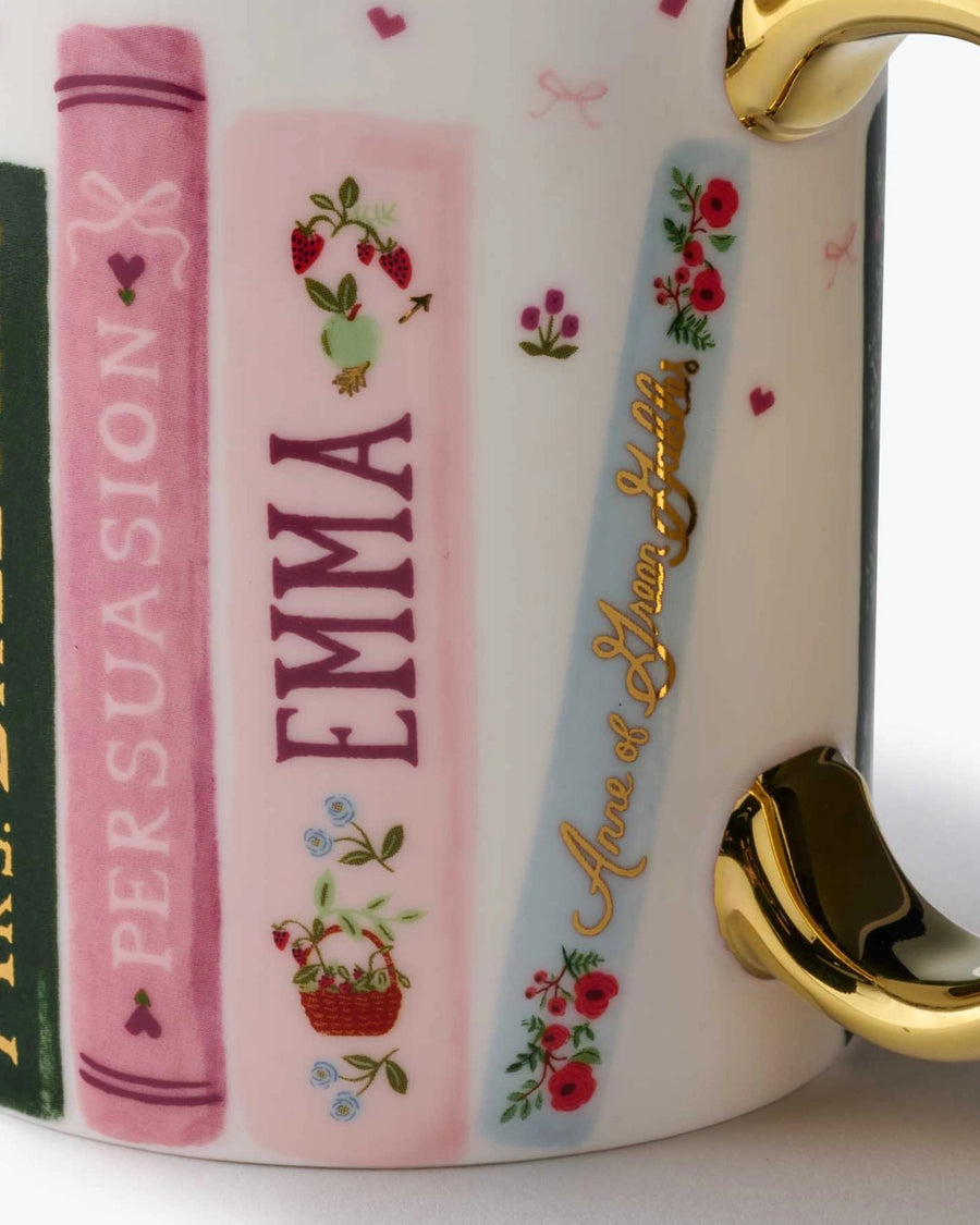 Pink Combo - Ladies Night Book Club Porcelain Mug - Rifle Paper Co.