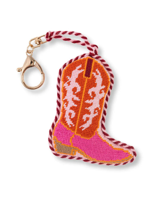Pink - Cowboy Boot Bag Charm - Furbish Studio