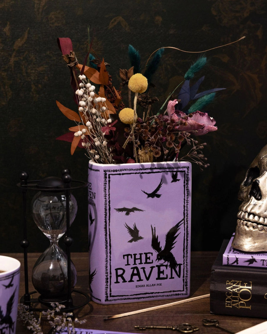 Purple - The Raven Large Book Vase - Steel Mill and Co.