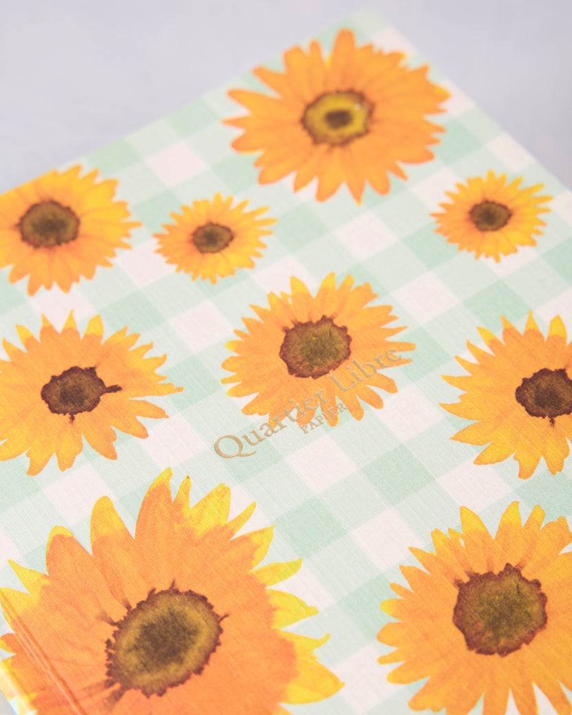 Yellow - Sunflower Journal - Quartier Libre Papier