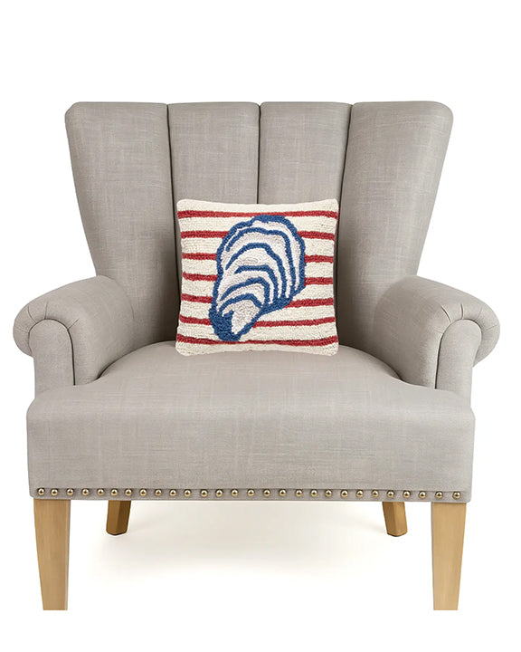 Red Stripe Combo - Stripe Oyster Pillow - Peking Handicraft - Printfresh