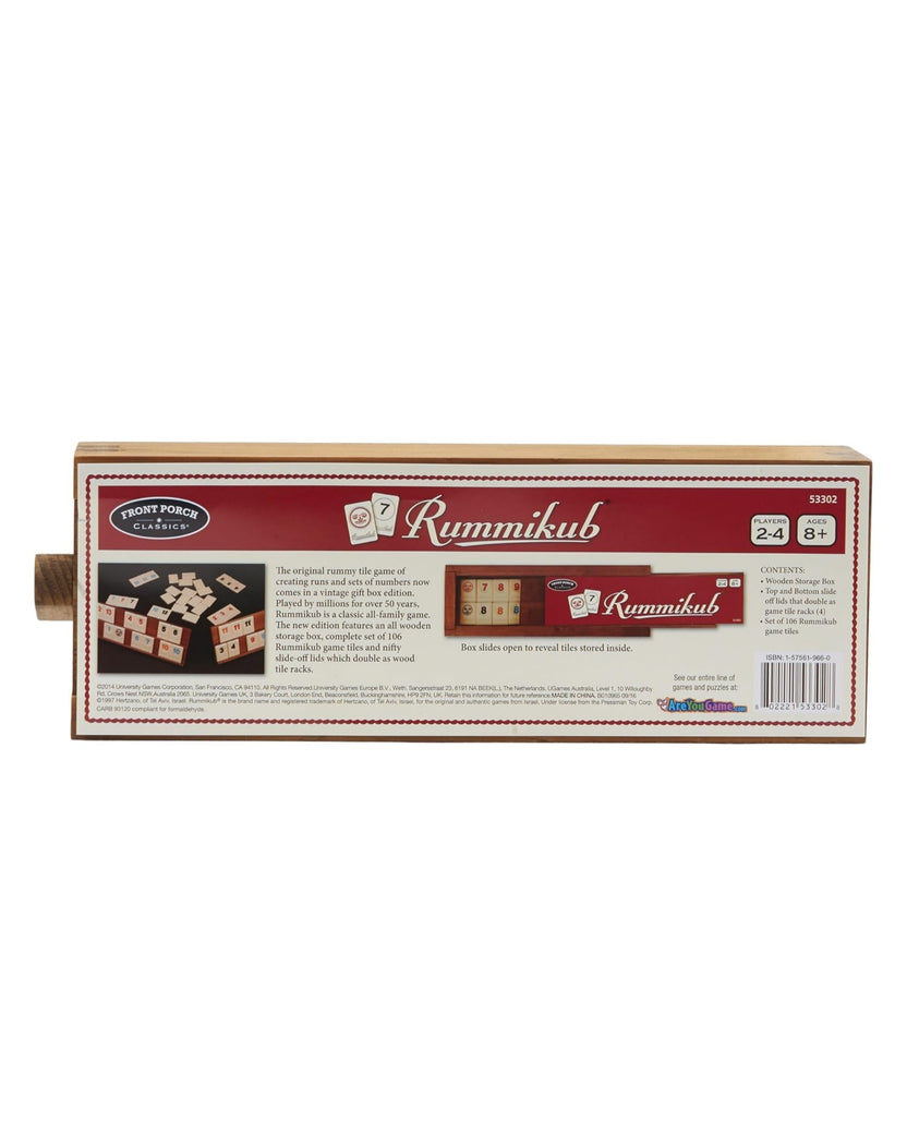 University Games - Rummikub Vintage Edition - Red
