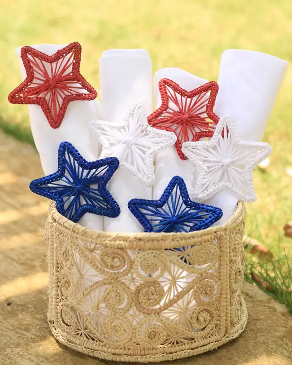 Red - Star Napkin Ring - Klatso - Printfresh
