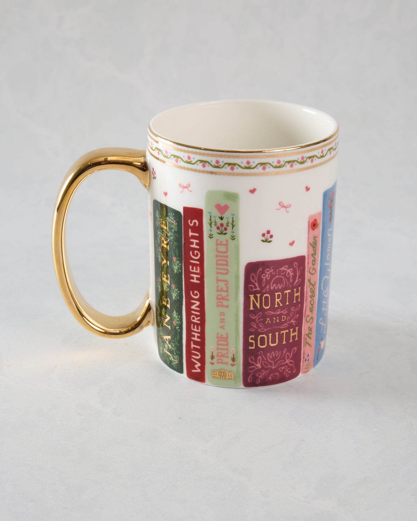 Pink Combo - Ladies Night Book Club Porcelain Mug - Rifle Paper Co.