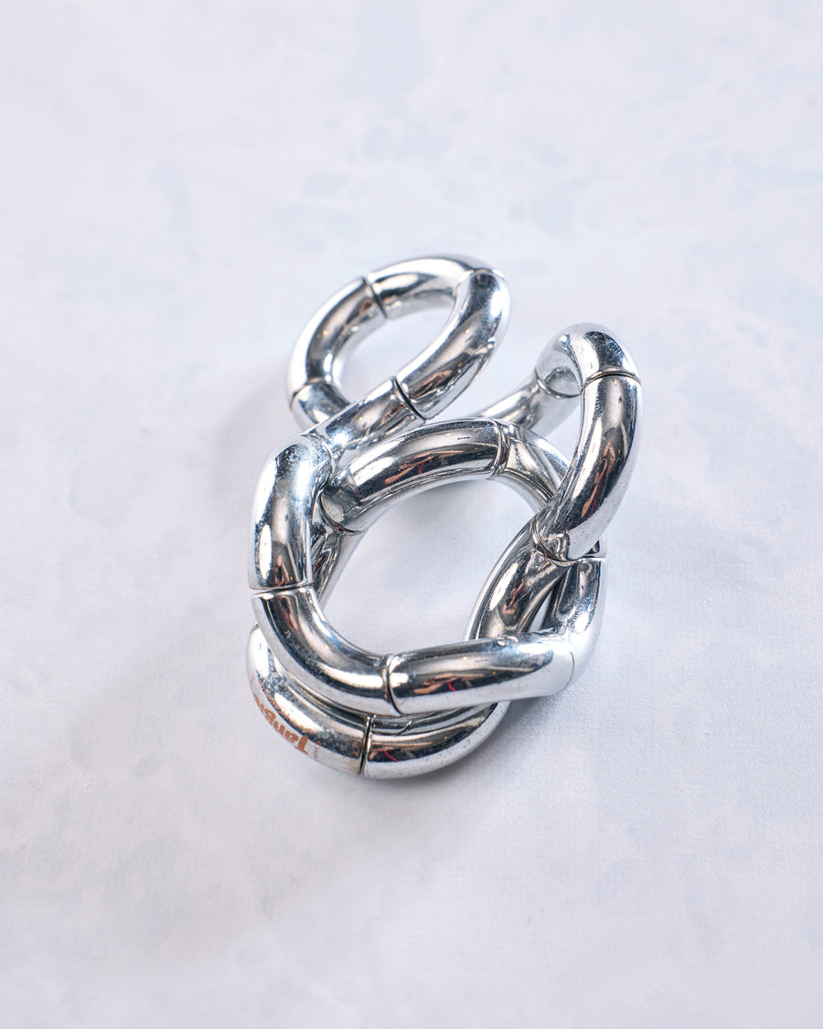 Silver - Tangle® Kinetic Metal Sculpture - Tangle, Inc.
