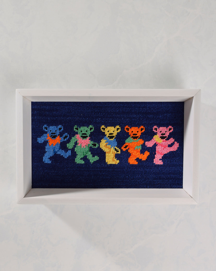 Dark Navy - Dancing Bears Valet Tray - Smathers Branson