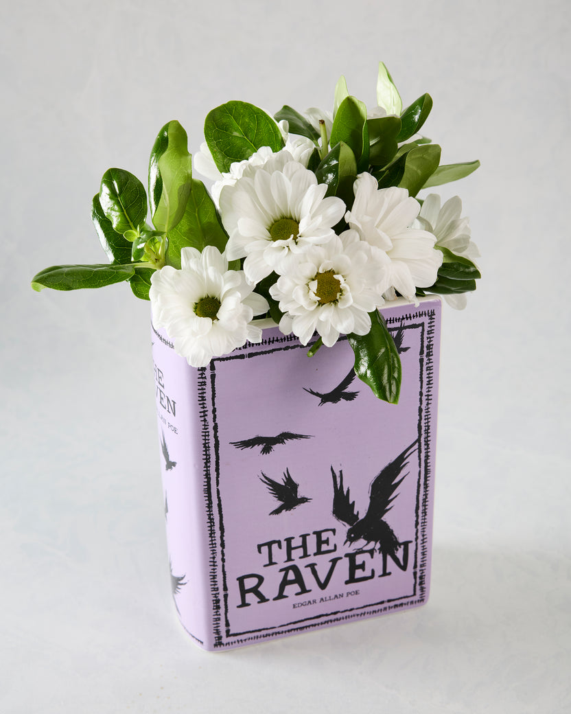Purple - The Raven Large Book Vase - Steel Mill and Co.