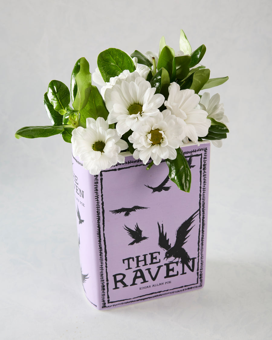 Purple - The Raven Large Book Vase - Steel Mill and Co.