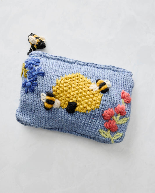 Sweet Bee - Bee Pouch - Blue - Printfresh