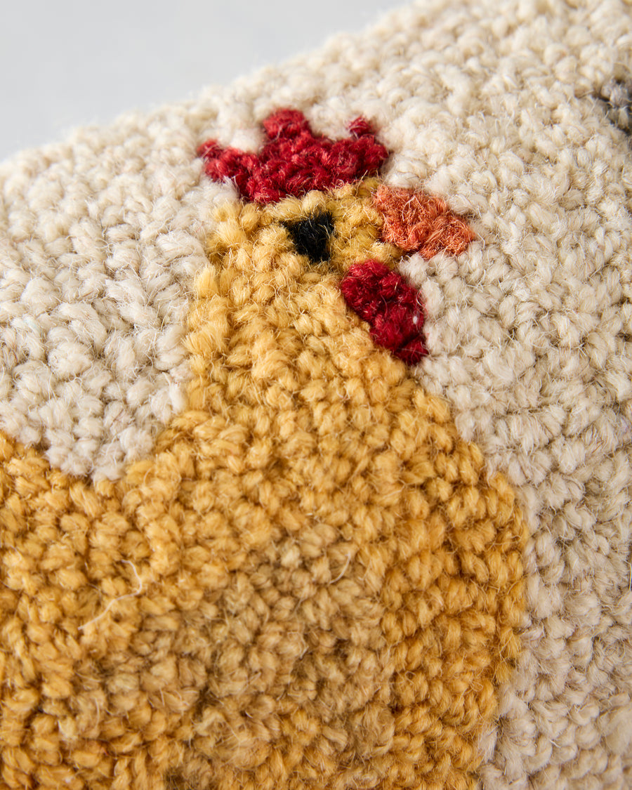 Ivory Combo - Three Hens Chicken Pillow - Chandler 4 Corners