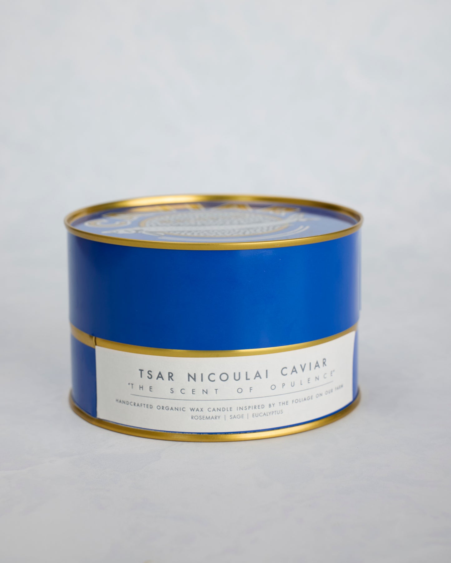 Tsar Nicoulai - Eucalyptus Sage and Rosemary Tin Candle - Spice Sage and Rosemary - Printfresh