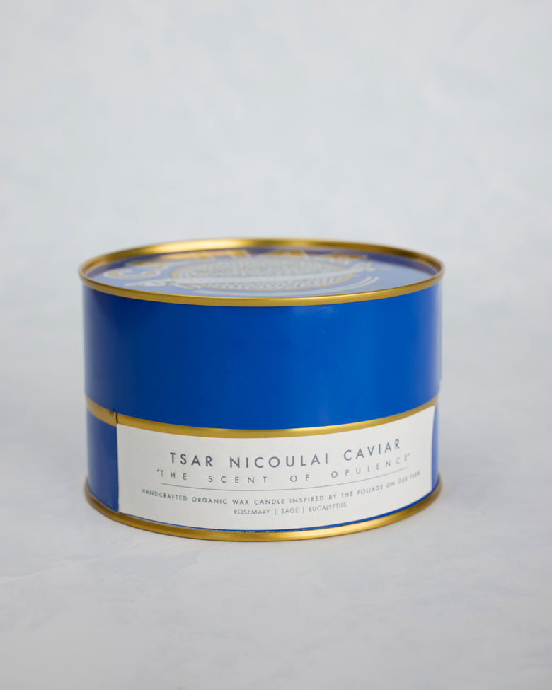 Tsar Nicoulai - Eucalyptus Sage and Rosemary Tin Candle - Spice Sage and Rosemary - Printfresh
