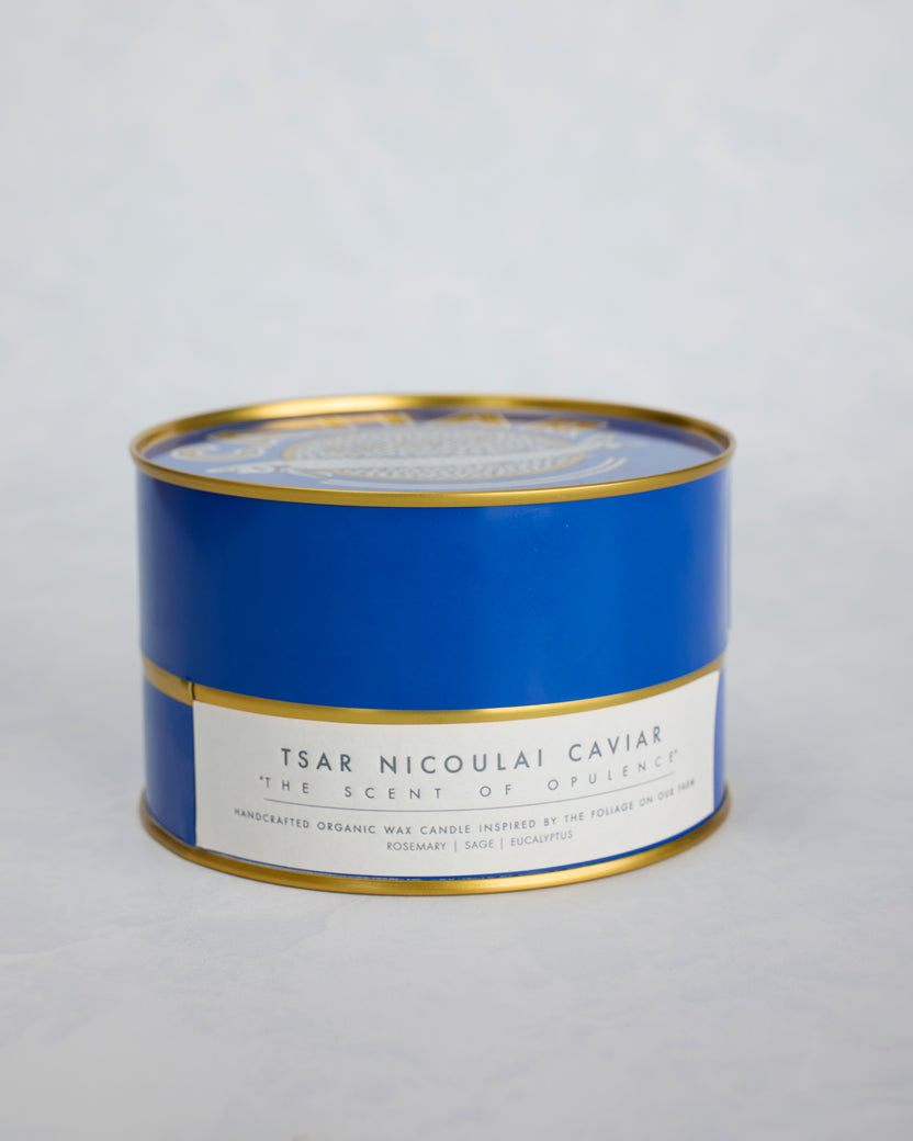Tsar Nicoulai - Eucalyptus Sage and Rosemary Tin Candle - Spice Sage and Rosemary - Printfresh