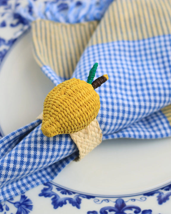 Yellow Combo - Lemon Napkin Ring - Klatso - Printfresh