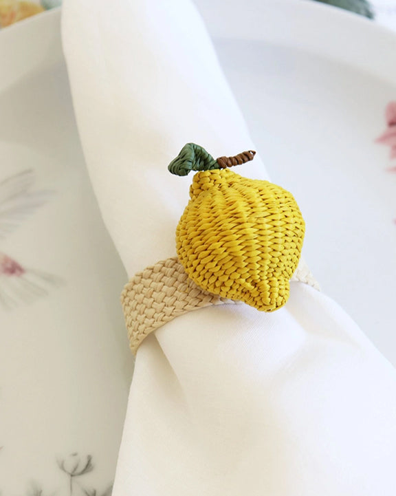 Yellow Combo - Lemon Napkin Ring - Klatso - Printfresh
