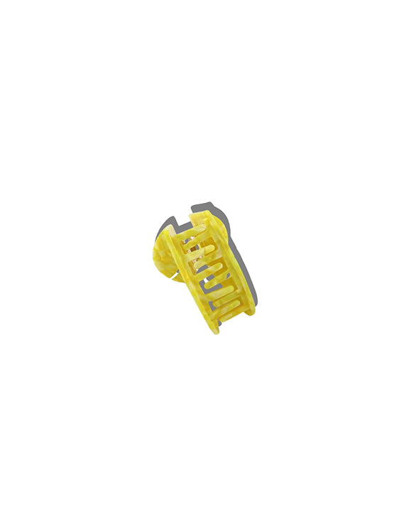Yellow - Hand Painted Tennis Lover Claw Hair Clip - Solar Eclipse - Printfresh