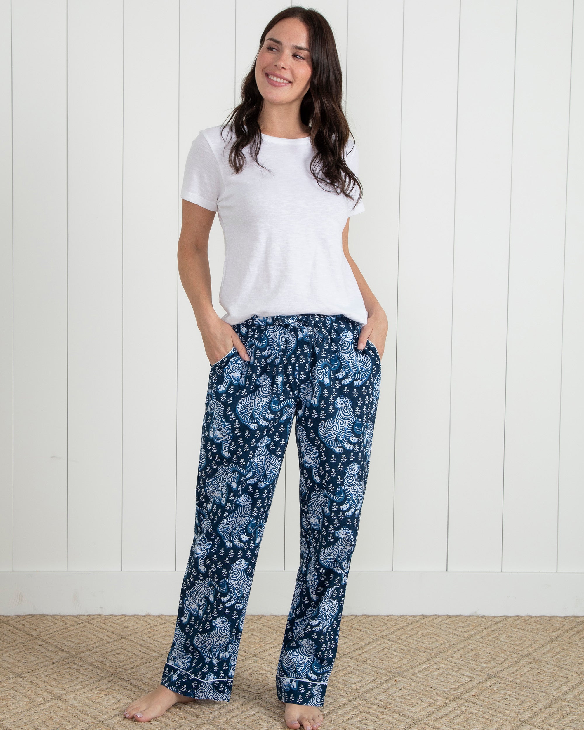 Women Cotton Pyjamas Pants/Women Sleepwear Pants/Printed Pyjama