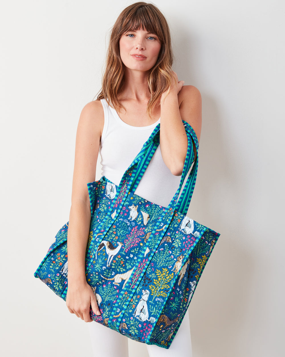 Must Love Dogs - The Traveler Tote - Indigo - Printfresh