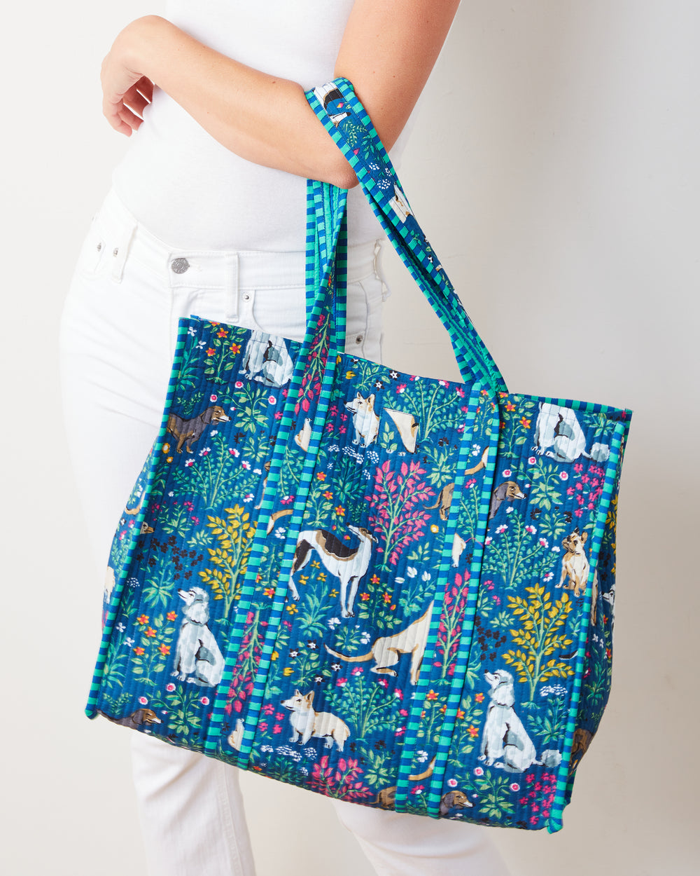 Must Love Dogs - The Traveler Tote - Indigo - Printfresh