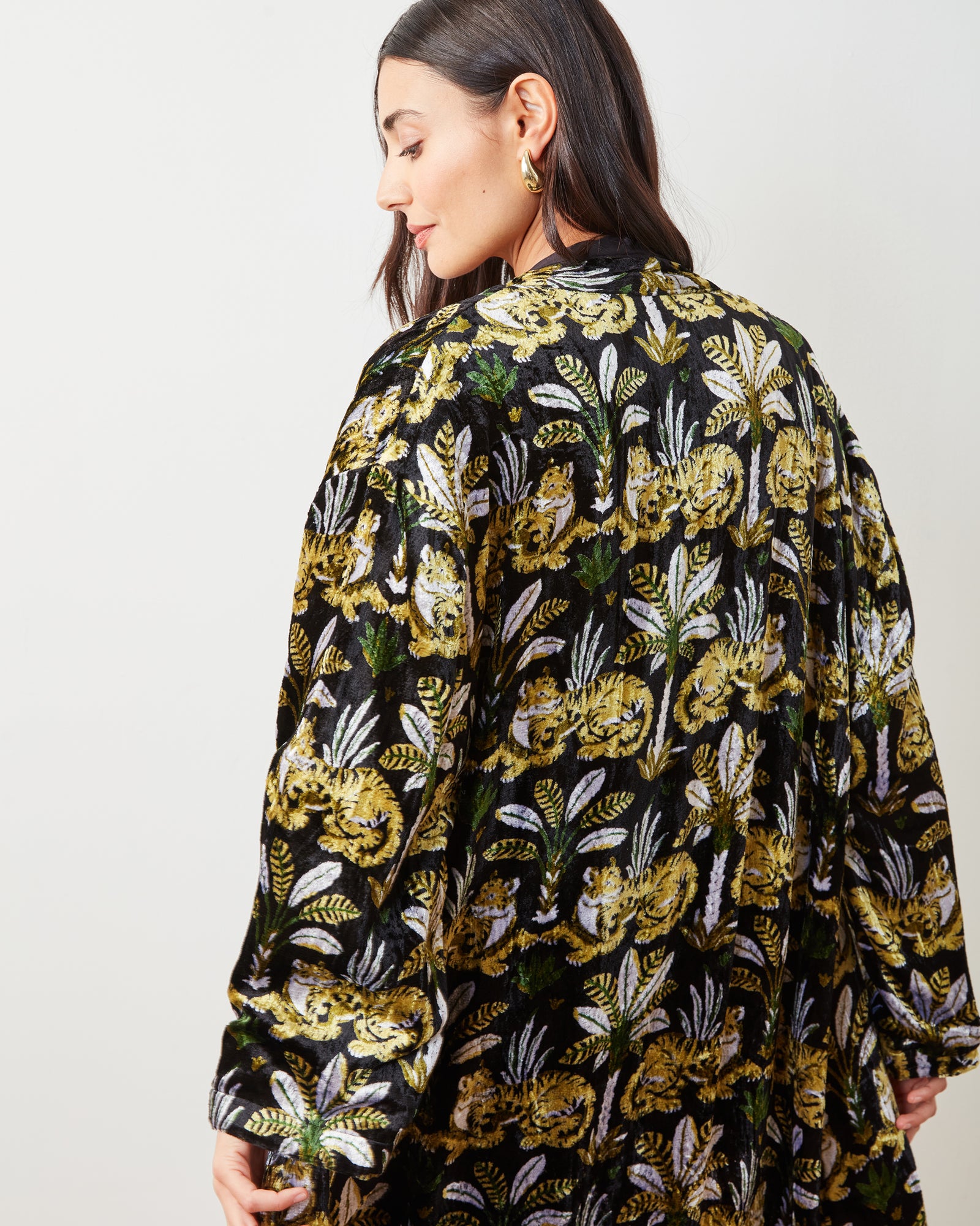 Untamed Tiger - Delancey St Duster - Gold Ink - Printfresh