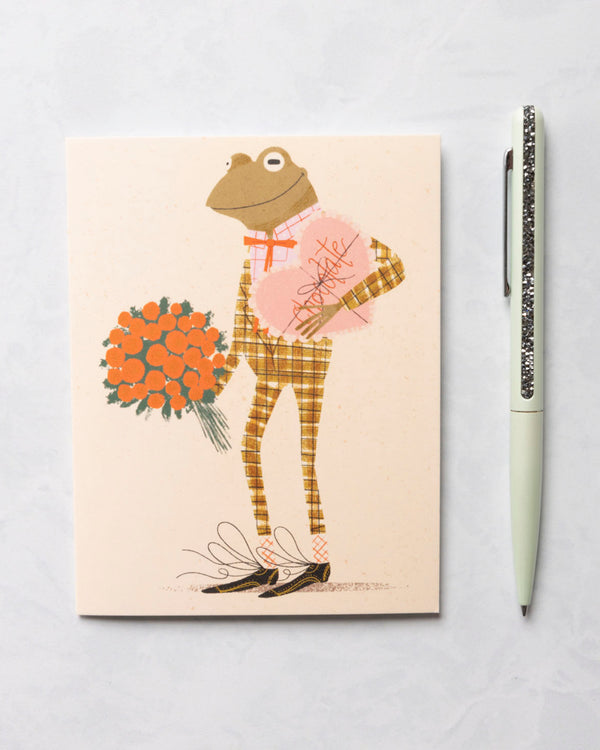 Handsome Frog Valentine Card - Olive & Company - Printfresh