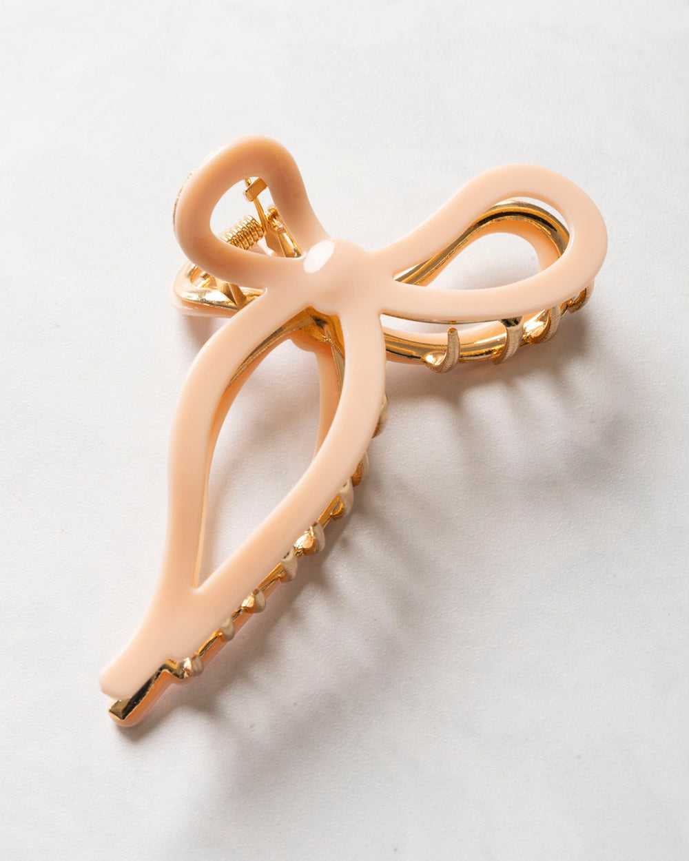 Pink Ballet Bow - Acetate Claw Clip - Solar Eclipse - Printfresh